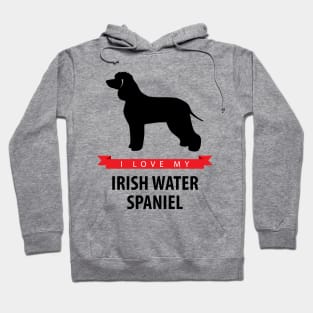 I Love My Irish Water Spaniel Hoodie